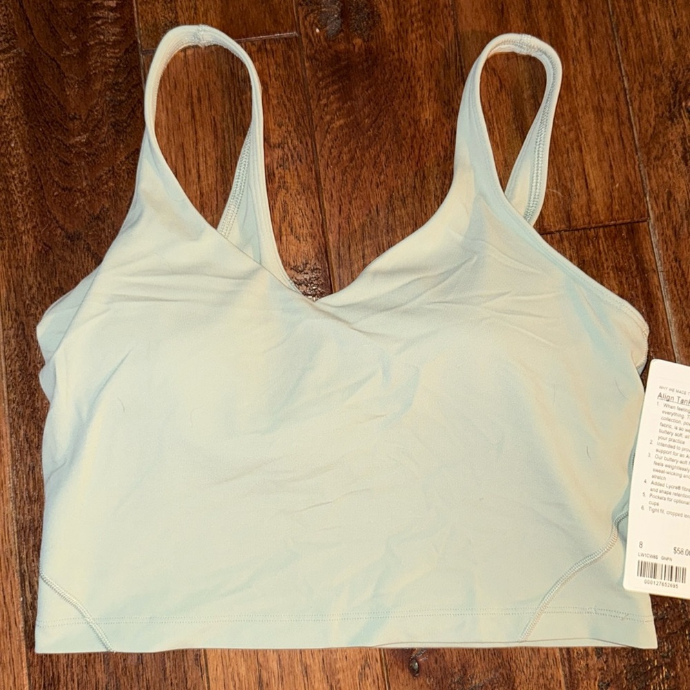 LULU lemon align tank